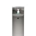 Handdesinfektionsspender HDS 124 aus Edelstahl mit Armhebel